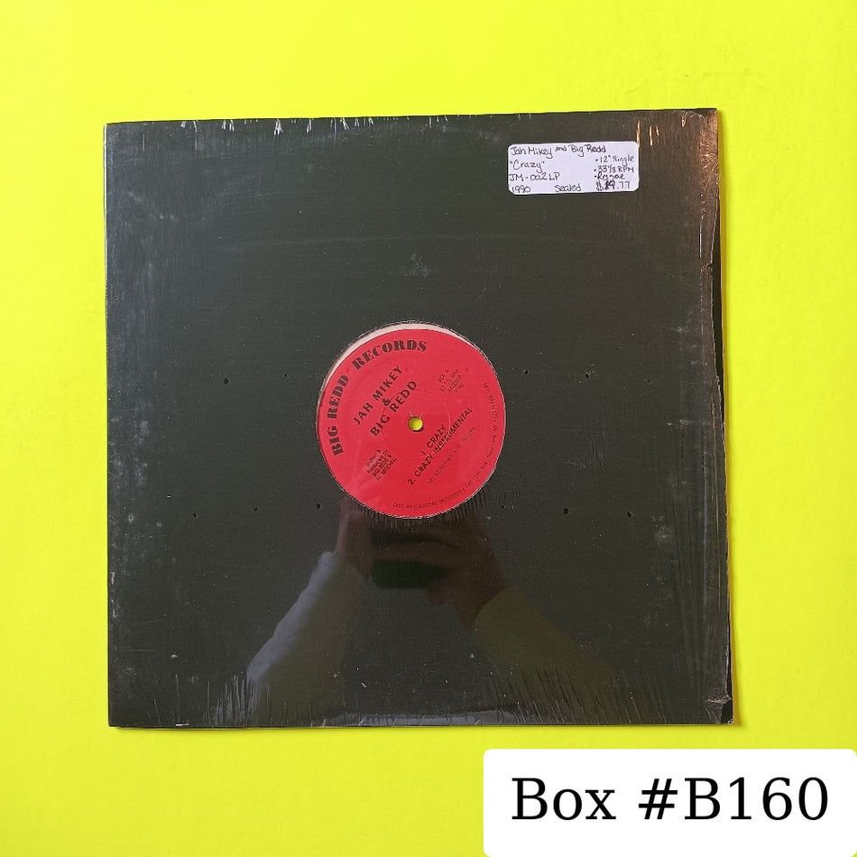 Jah Mikey & Big Redd - Crazy / Heathen 12" - 1990 - JM-002LP - New - Sealed - Vinyl