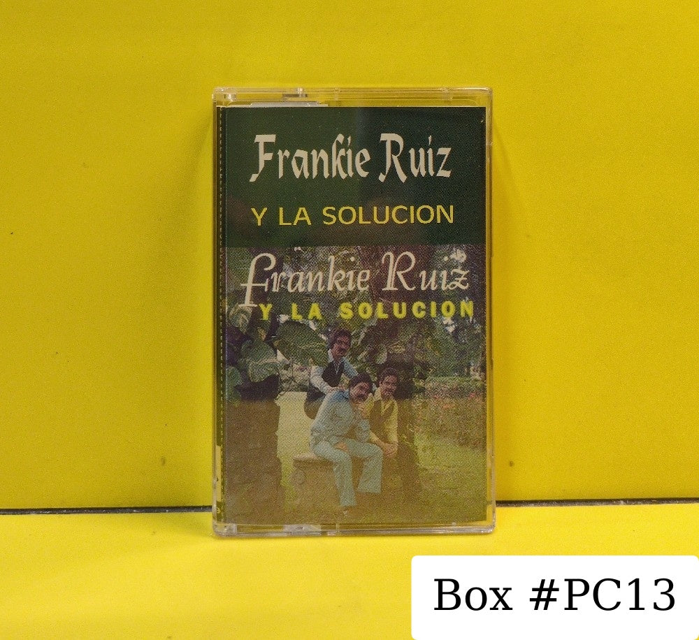 Frankie Ruiz Y La Solucion - Frankie Ruiz Y La Solucion - CANAL-339 - Used - EX - Cassettes - Puerto Rican Import