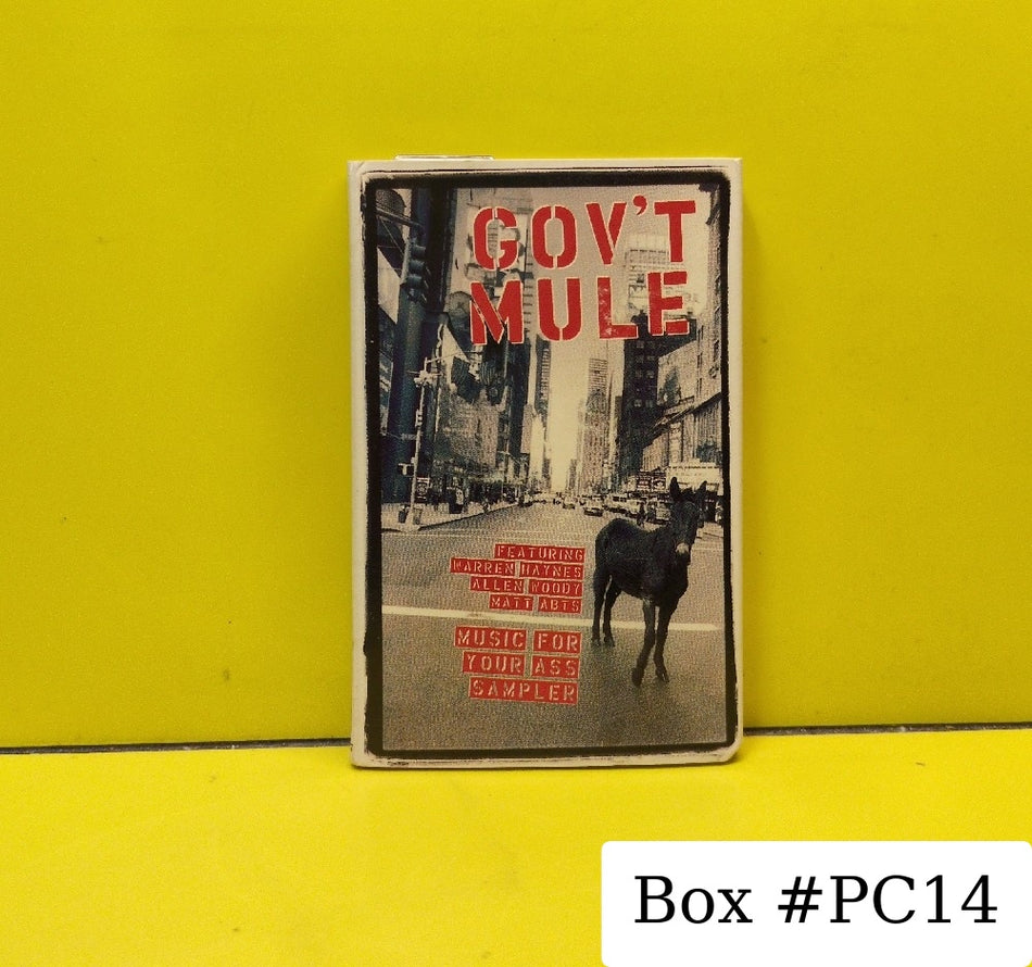 Gov't Mule - Music For Your Ass Sampler - 1995 - RPROCT-0387 - Used - EX - Cassettes - Promo - Cardboard Slipcase