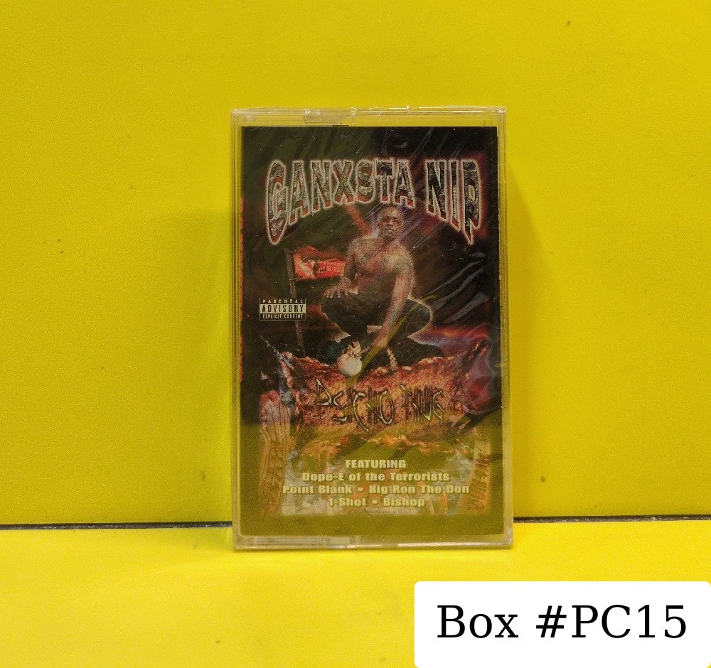 Ganxsta NIP - Psycho Thug  - 1999 - HAR-7991 - New - Sealed - Cassettes