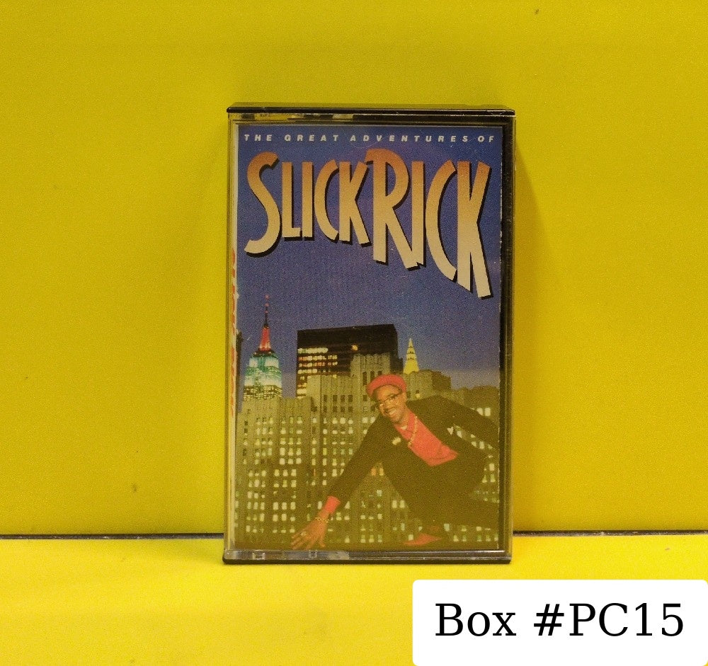 Slick Rick - The Great Adventures Of Slick Rick - 1988 - FCT 40513 - Used - EX - Cassettes - Off-White Shell - Promo
