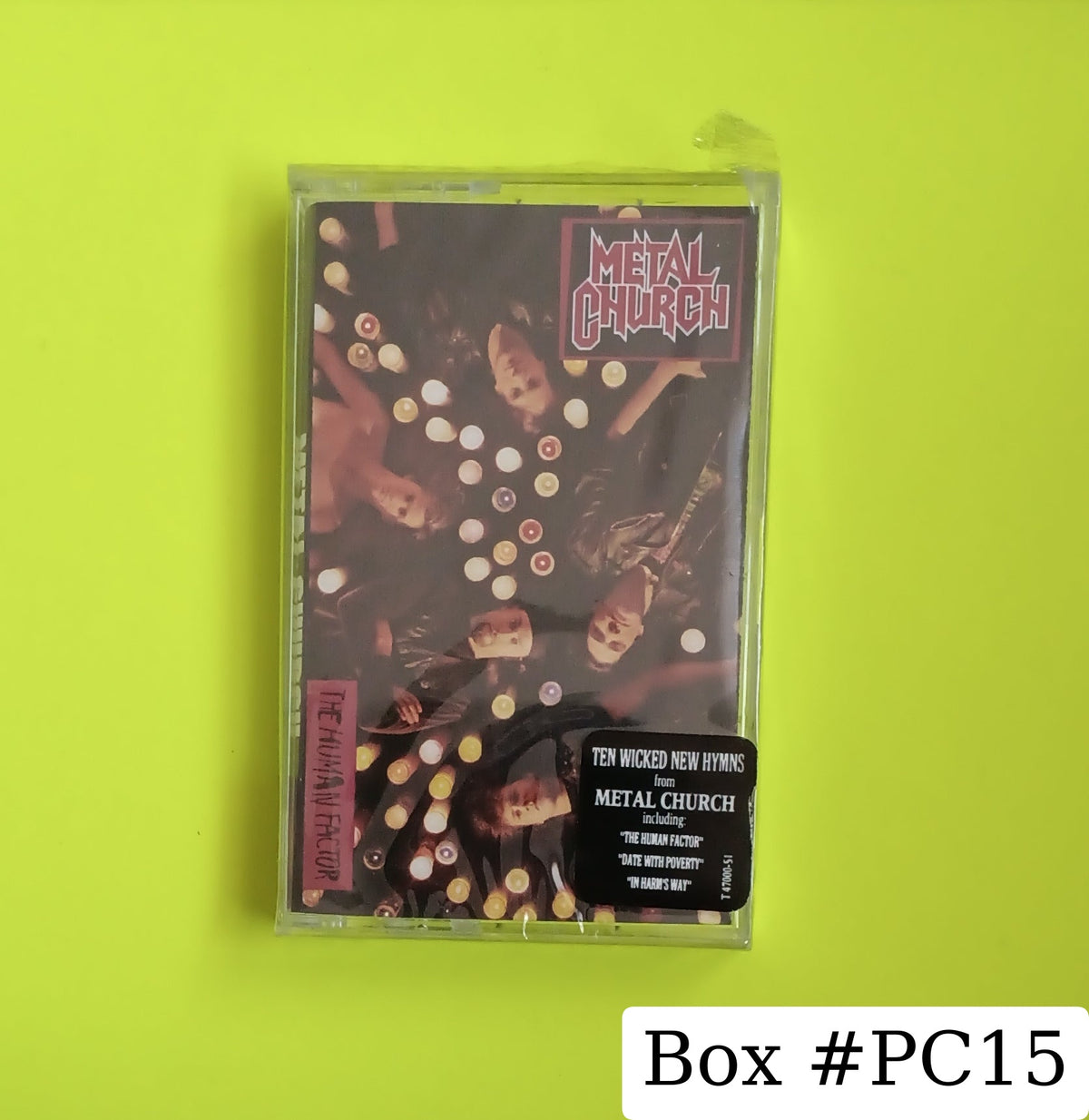 Metal Church - The Human Factor - 1991 - ET 47000 New - Sealed - Cassette