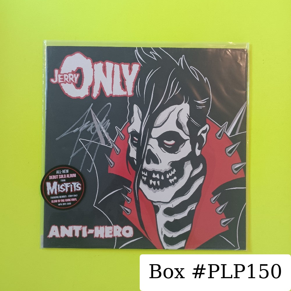 Jerry Only - Anti-Hero SIGNED GLOW IN THE DARK VINYL - 2023 - MRLP01691 - New - NM - Vinyl