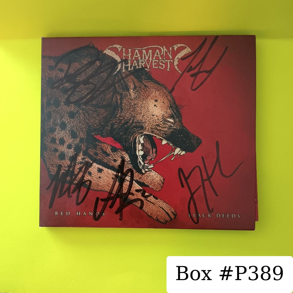 Shaman's Harvest - Red Hands Black Deeds SIGNED PROMO - 2017 - M75262 - New - NM - CDs