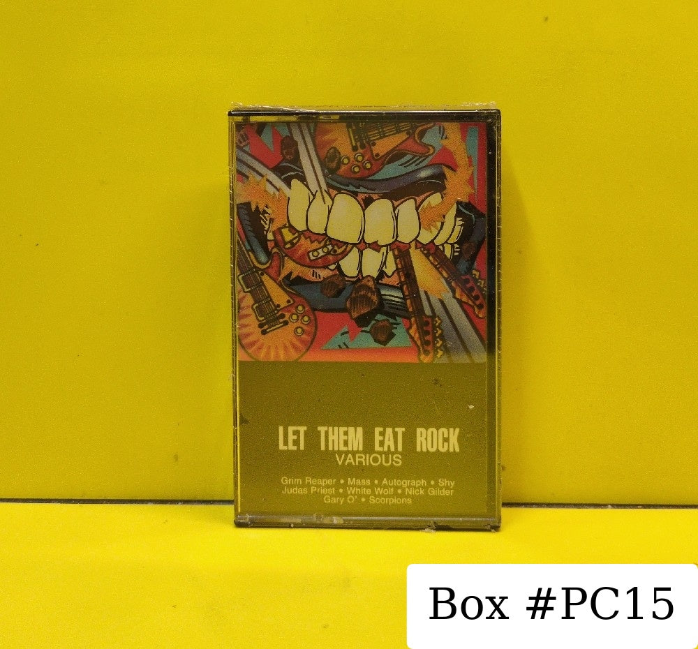 Various - Let Them Eat Rock - 1986 - CPK1-7191 - New - Sealed - Cassettes