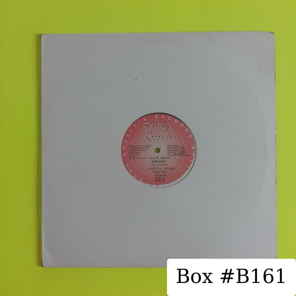 Nardo Boom - Ellis Benia (Dem Bow) JAMAICA - 1990 - SRD29 - Used - VG+ - Vinyl