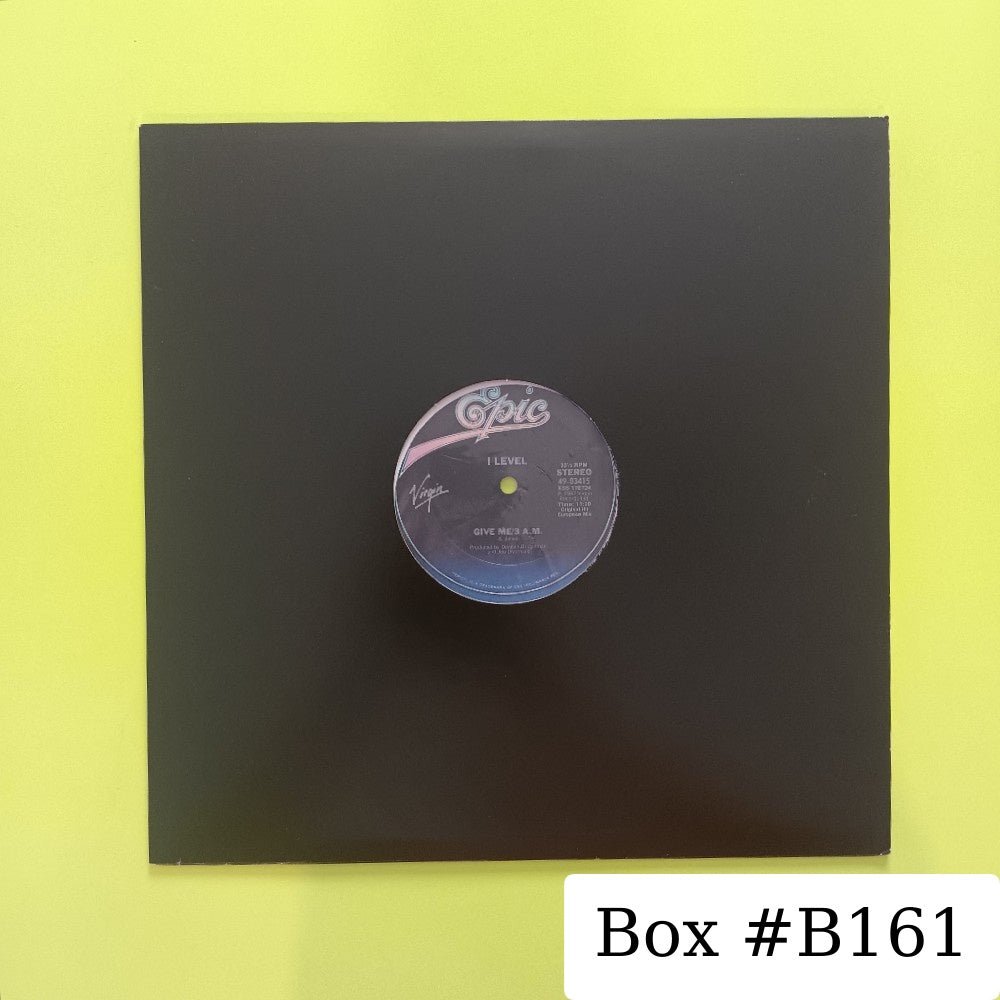 I Level - Give Me / 3AM 12" - 1982 - 49-03415 - Used - VG++ - Vinyl