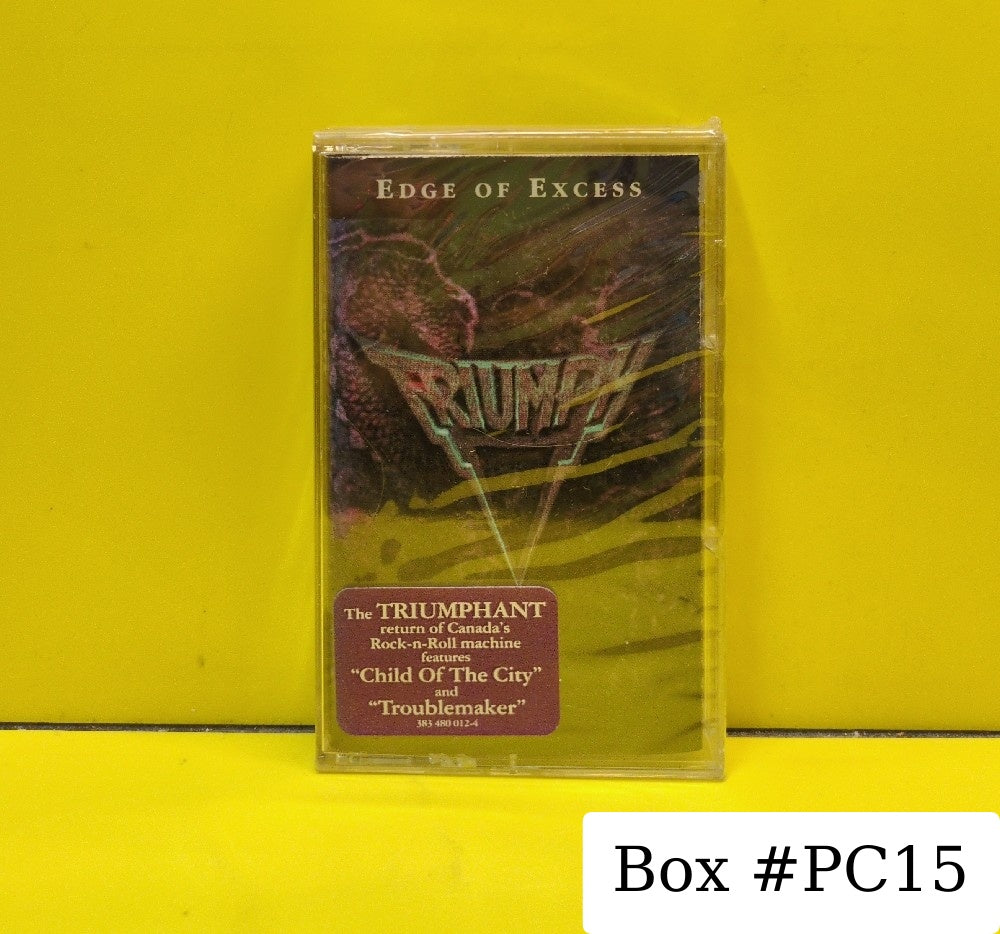 Triumph - Edge Of Excess - 1992 - 383 480 012-4 - New - Sealed - Cassettes