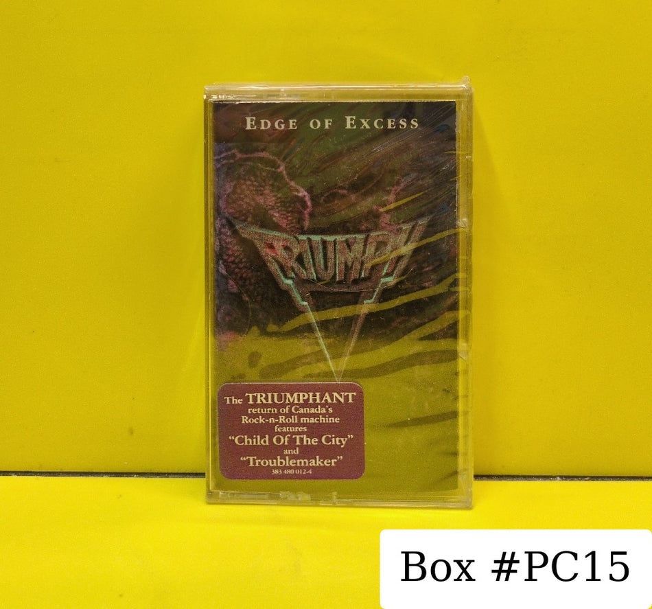 Triumph - Edge Of Excess - 1992 - 383 480 012-4 - New - Sealed - Cassettes