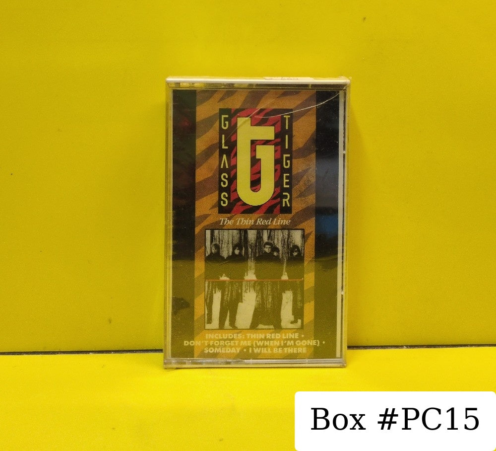 Glass Tiger - The Thin Red Line - 1986 - 4XT-53032 - New - Sealed - Cassettes