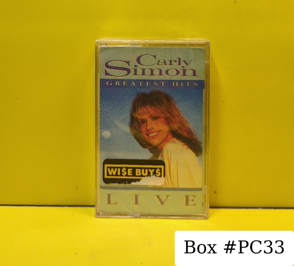 Carly Simon - Greatest Hits Live - 1988 - AC-8526 - New - Sealed - Cassettes