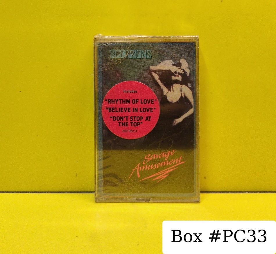 Scorpions - Savage Amusement - 1988 - 832-963-4 - New - Sealed - Cassettes