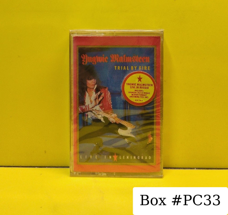 Yngwie Malmsteen - Trial By Fire/Live In Leningrad - 1989 - 839 726-4 - New - Sealed - Cassettes