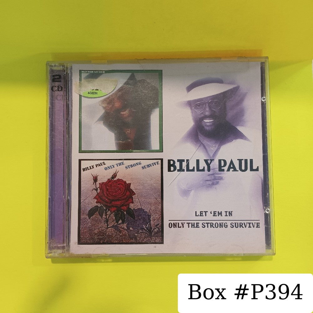 Billy Paul - Let Em In / Only The Strong Survive 2CD - 1999 - 72435-21240-2-2 - Used - VG++ - CDs