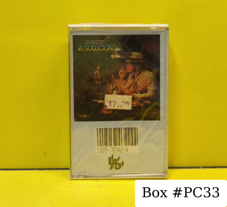 Orquesta La Solucion, Jose "Frankie" Ruiz, Jaime "Megui" Rivera - La Solucion - 1985 - LAD-AM 342 - New - Sealed - Cassettes