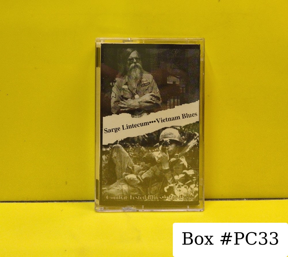 Sarge Lintecum - Vietnam Blues - Combat Tested Blues...For Peace - 1991 - Used - EX - Cassettes