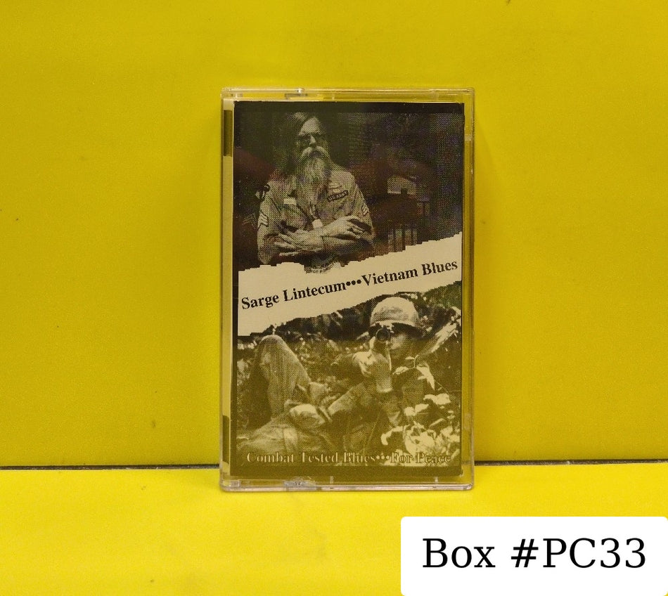 Sarge Lintecum - Vietnam Blues - Combat Tested Blues...For Peace - 1991 - Used - EX - Cassettes