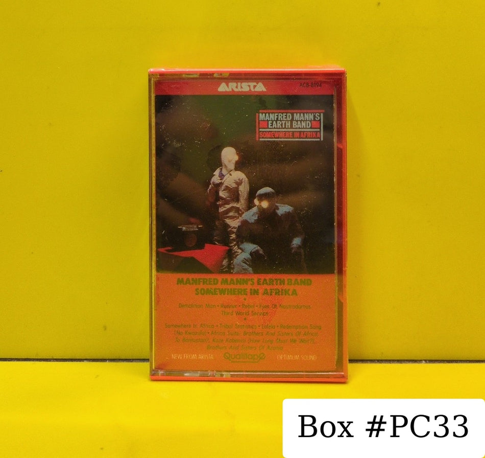 Manfred Mann's Earth Band - Somewhere In Afrika - 1983 - AC8-8194 - New - Sealed - Cassettes