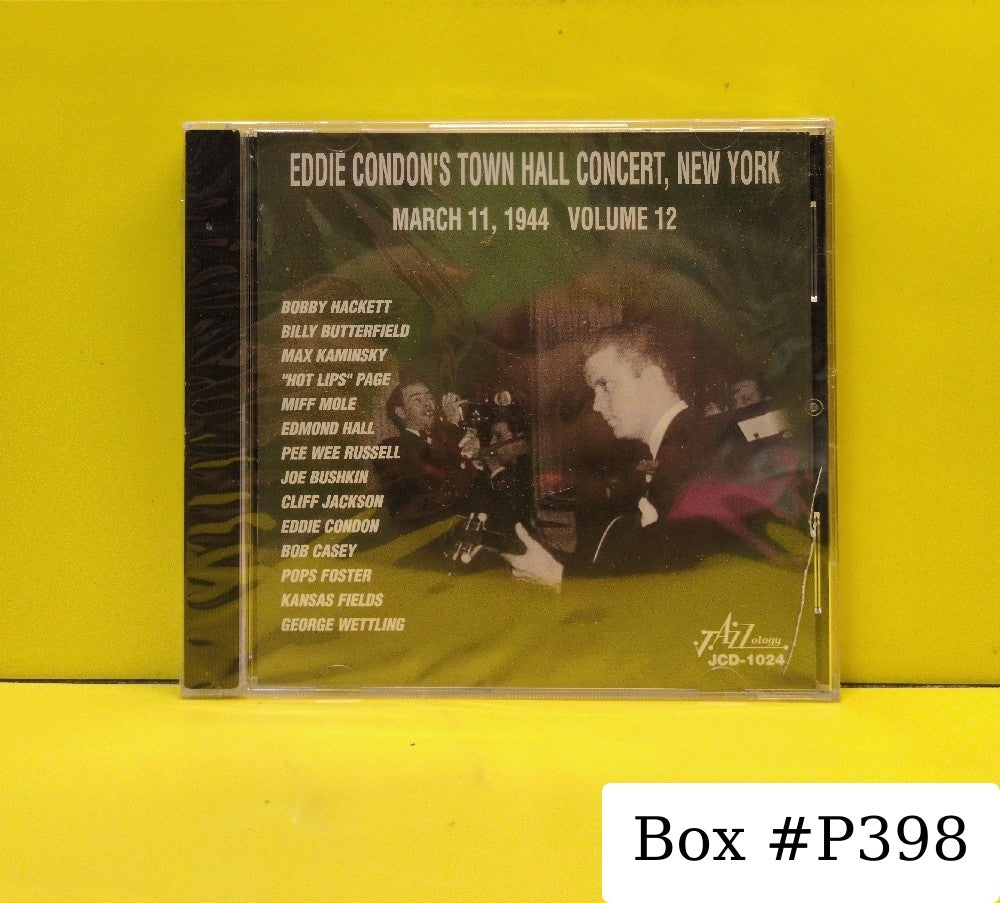 Eddie Condon - Eddie Condon's Town Hall Concert, New York - 2002 - JCD-1024 - New - Sealed - CDs