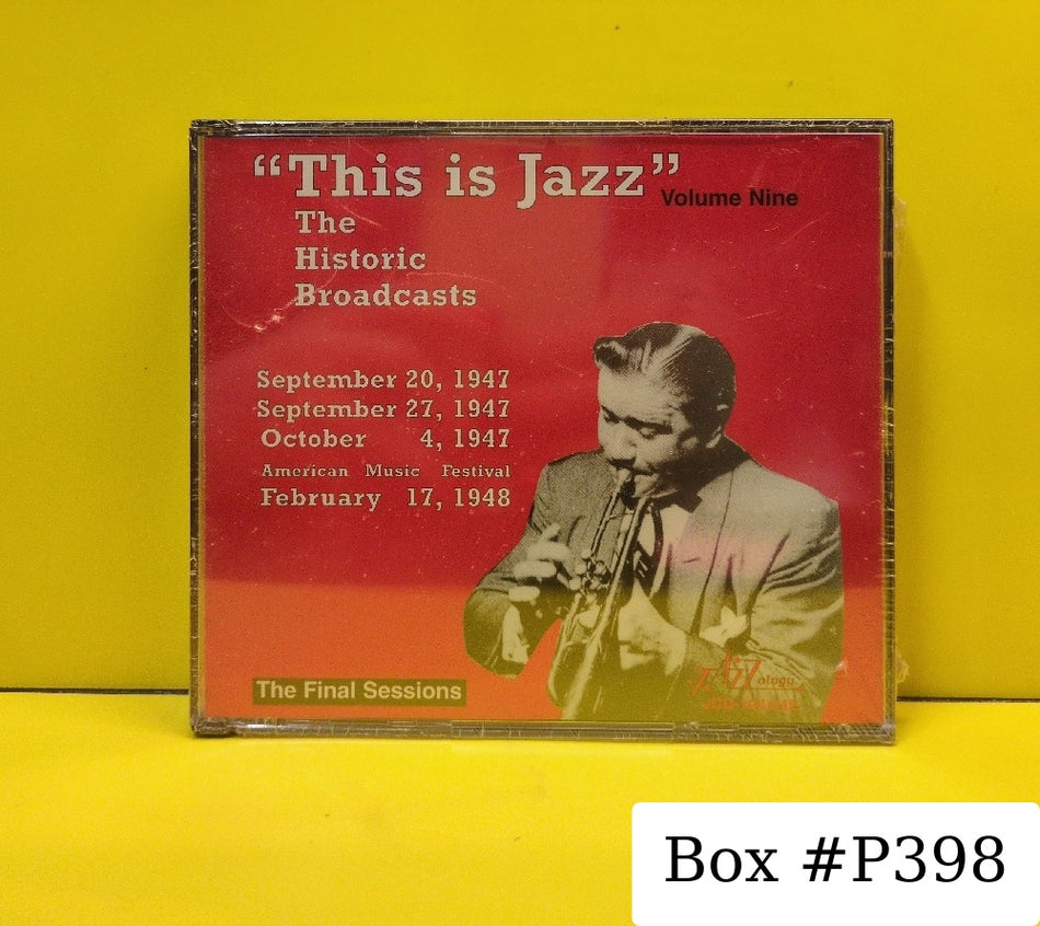 Various - This Is Jazz: The Historic Broadcasts, Volume Nine - 2003 - JCD-1041/42 - New - Sealed - CDs - 2xCD