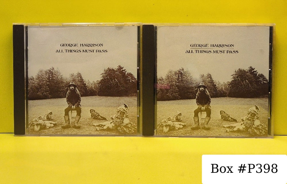 George Harrison - All Things Must Pass - 1987 - CDP 7 46688 2/CDP 7 46689 2 - Used - EX - CDs - Reissue - 2 CD Set, Separate Cases
