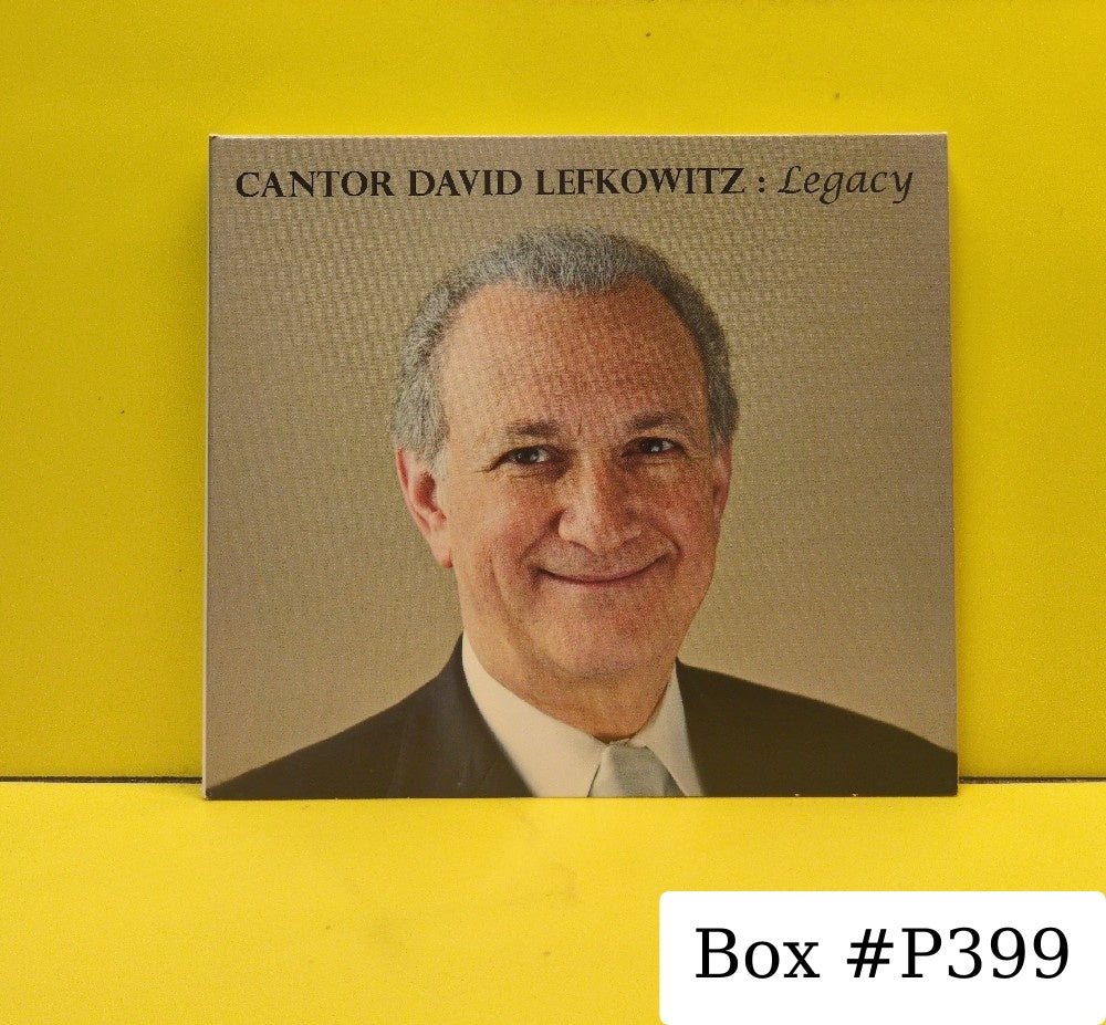 Cantor David Lefkowitz - Cantor David Lefkowitz, Legacy - 2009 - Used - EX - CDs