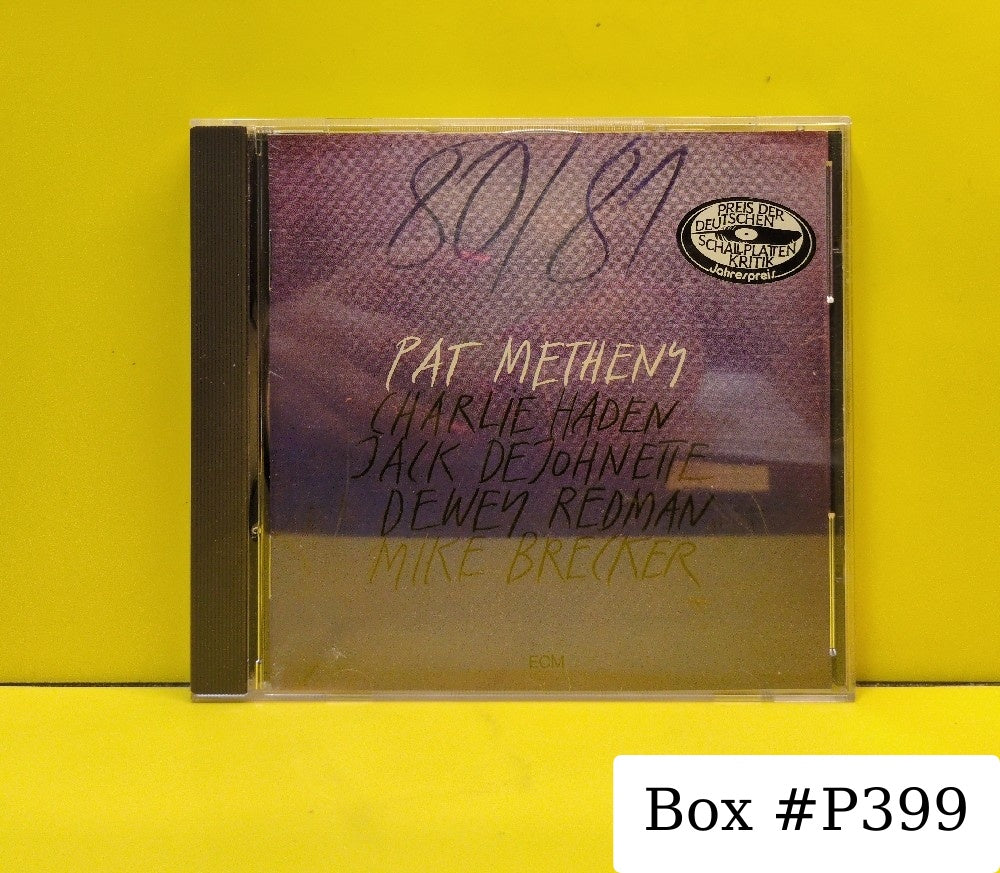 Pat Metheny, Charlie Haden, Jack DeJohnette, Dewey Redman, Mike Brecker - 80/81 - 1984 - 815 579-2 - Used - EX - CDs - Germany Import