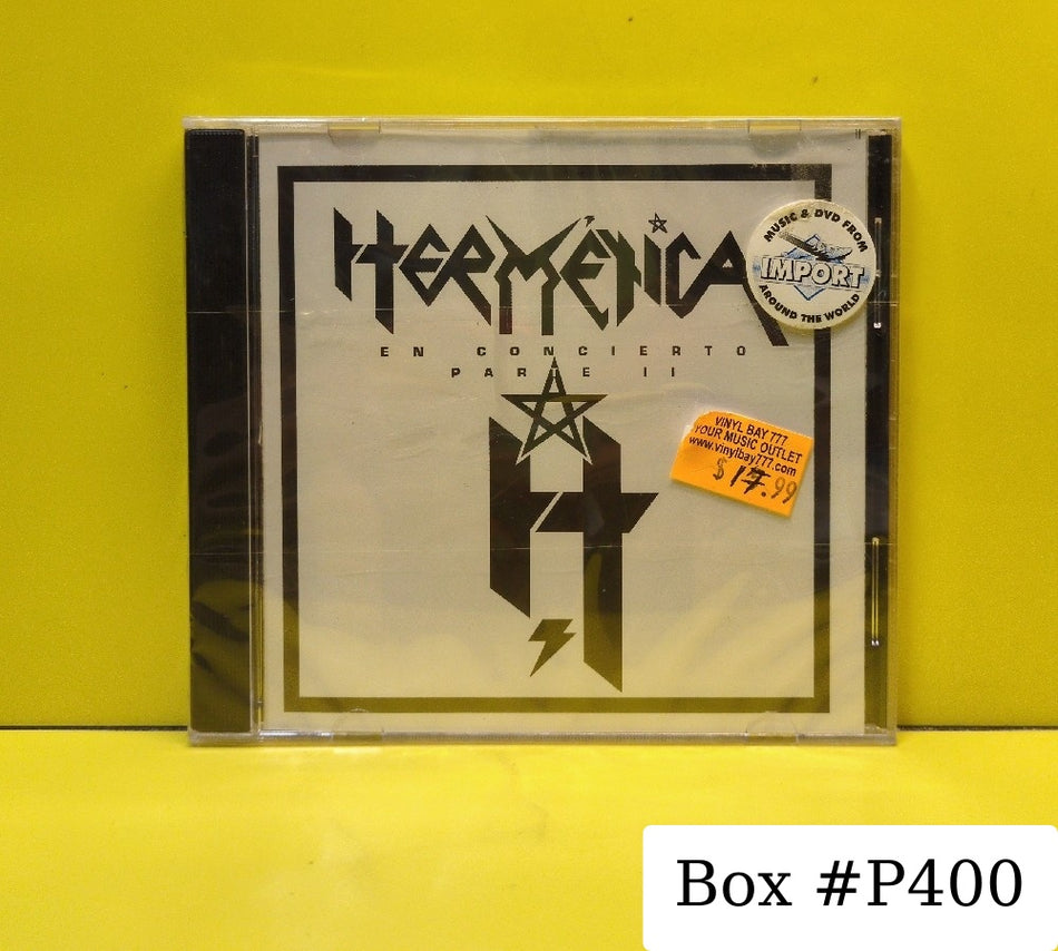 Hermética - En Concierto - Parte II - 1996 - CD-51.382 - New - Sealed - CDs - Argentina Import