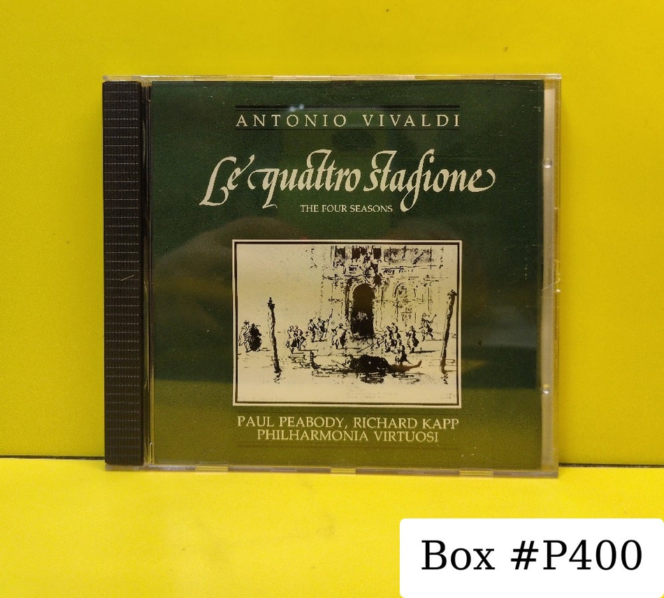 Antonio Vivaldi - Philharmonia Virtuosi, Paul Peabody, Richard Kapp - Le Quattro Stagione = The Four Seasons - 1988 - C1001 - Used - EX - CDs