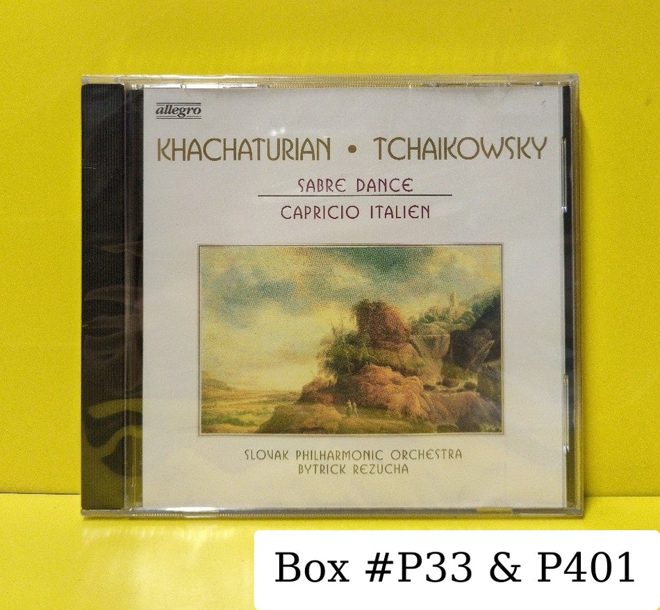 Khachaturian, Tchaikowsky, Slovak Philharmonic Orchestra, Bytrick Rezucha - Sabre Dance / Capricio Italien - 21066 - New - Sealed - CDs - Germany Import