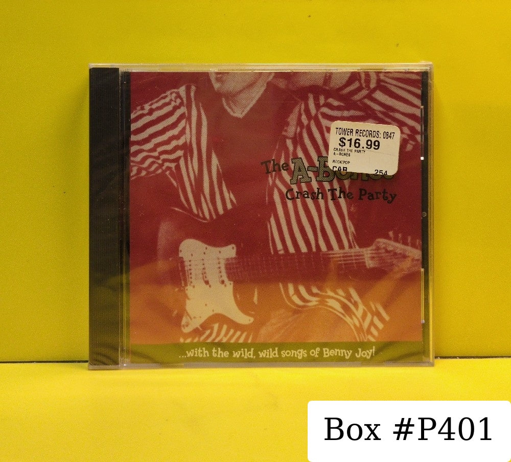 The A-Bones - Crash The Party - 1996 - CED 254 - New - Sealed - CDs