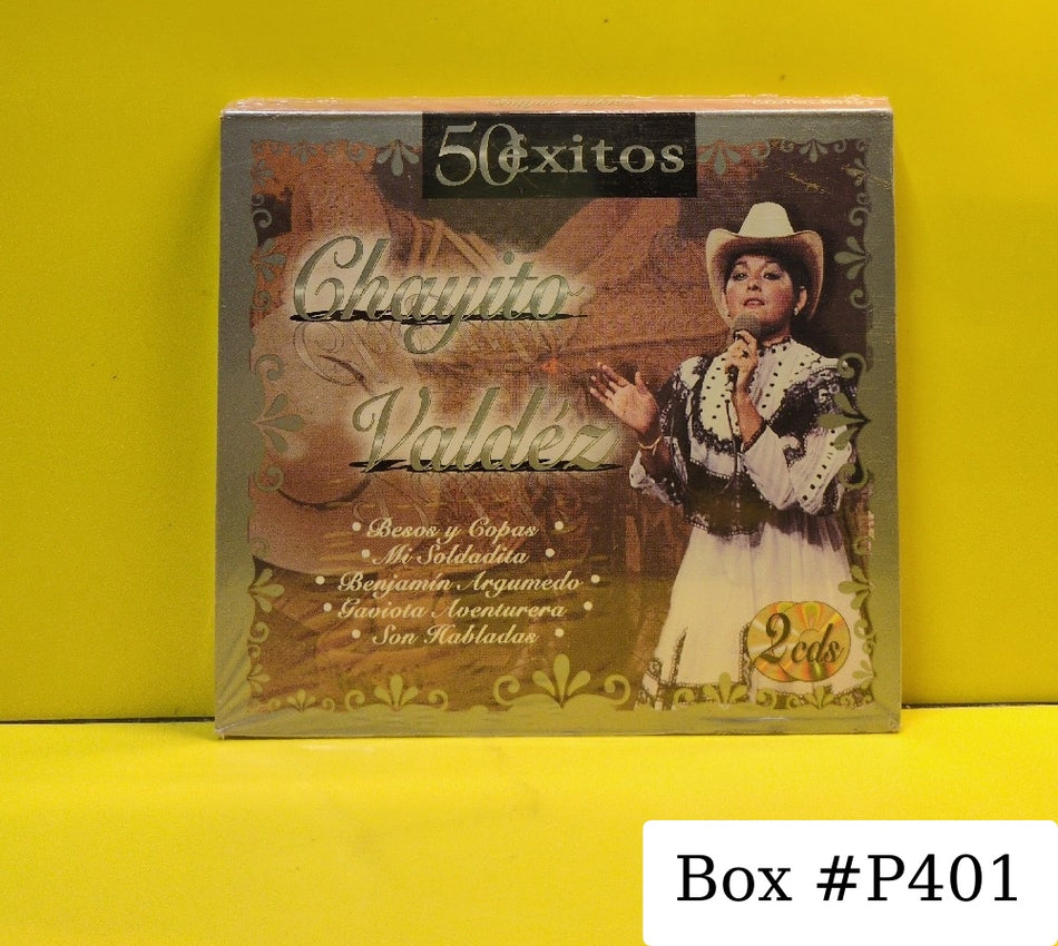 Chayito Valdez - 50 Exitos - 2005 - CD2DIG-50727 - New - Sealed - CDs - 2xCD - Mexican Import
