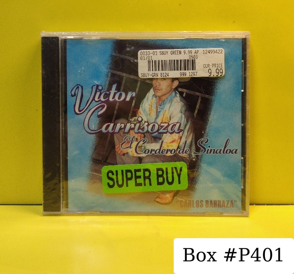 Victor Carrisoza - El Cordero De Sinaloa - 1997 - D.L.-408 - New - Sealed - CDs