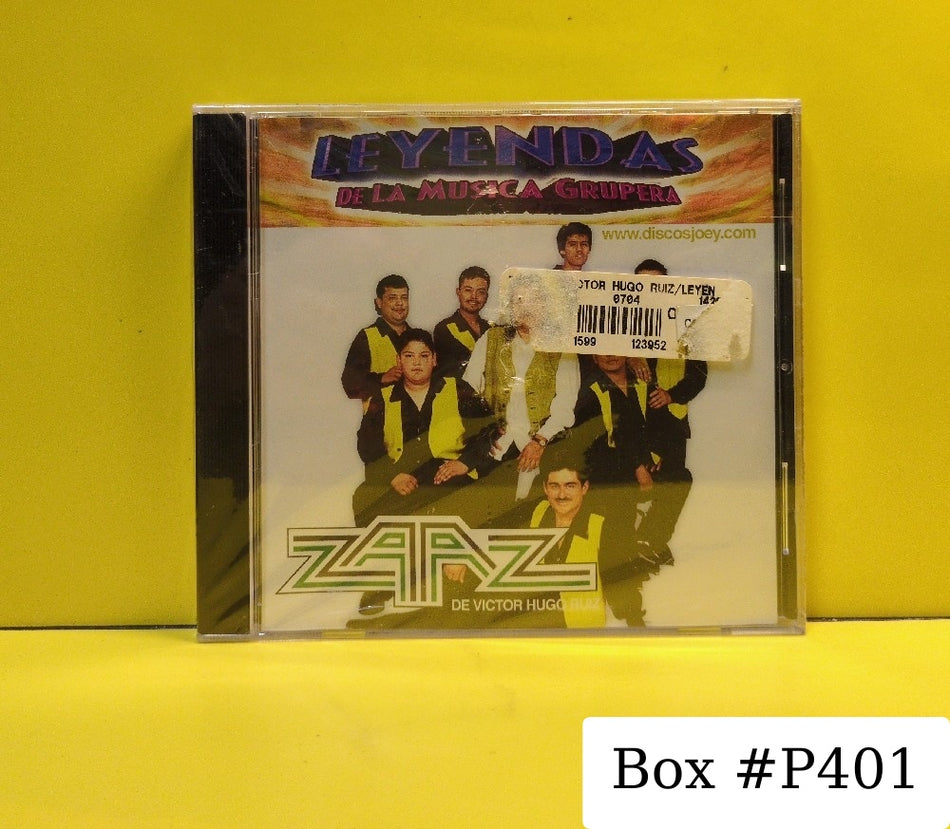 Leyendas Gruperas - Zaaz De Victor Hugo Ruiz - 2004 - JOEY-8119 - New - Sealed - CDs