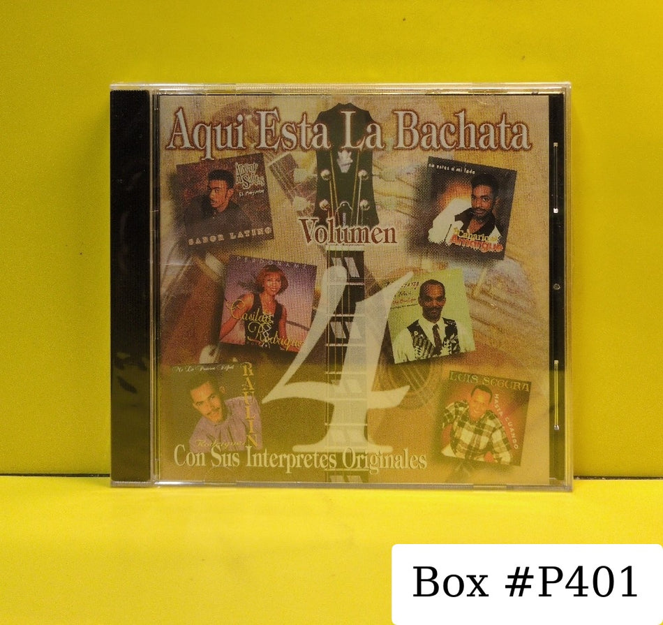 Various - Aqui Esta La Bachata, Volumen 4 - 2000 - PLATANO 5078 - New - Sealed - CDs - Reissue
