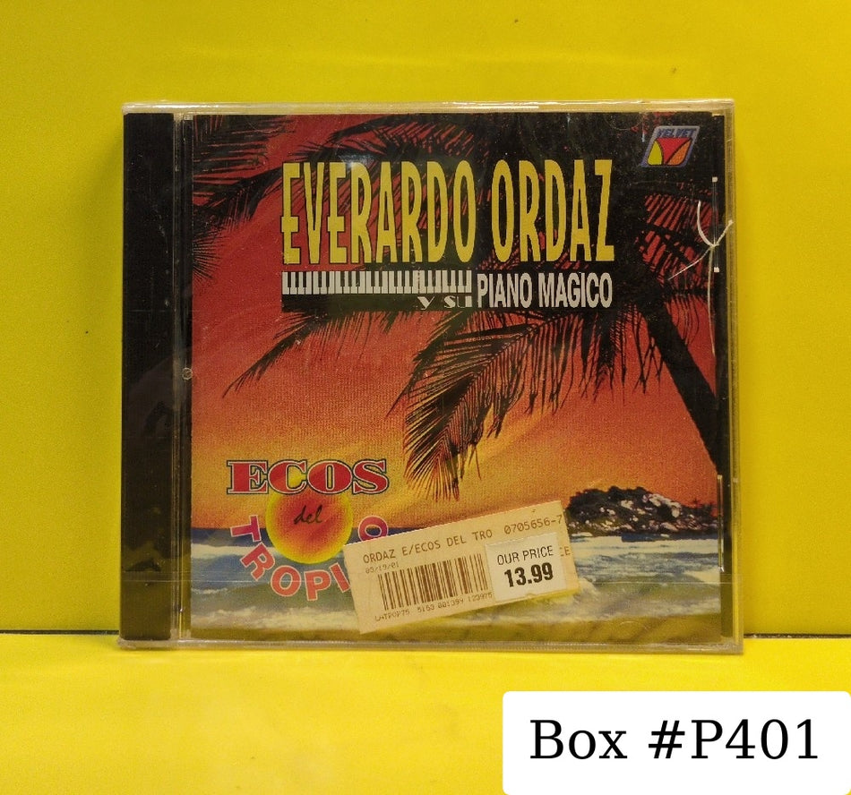 Everardo Ordaz - Ecos Del Tropico - 1995 - 5086-2 - New - Sealed - CDs