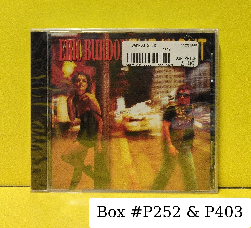 Eric Burdon - The Night - 2001 - 34528 - New - Sealed - CDs