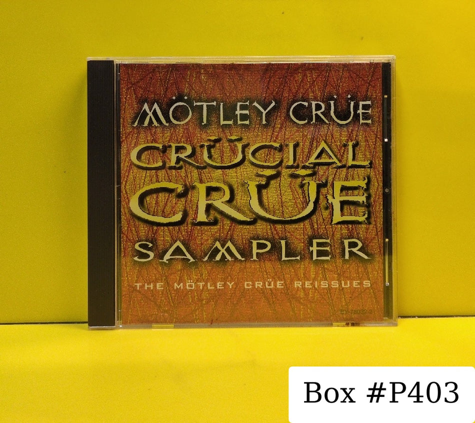 Motley Crue - Crucial Crue Sampler - 1999 - BYDJ-78032-2 - Used - EX - CDs - HDCD - Promo