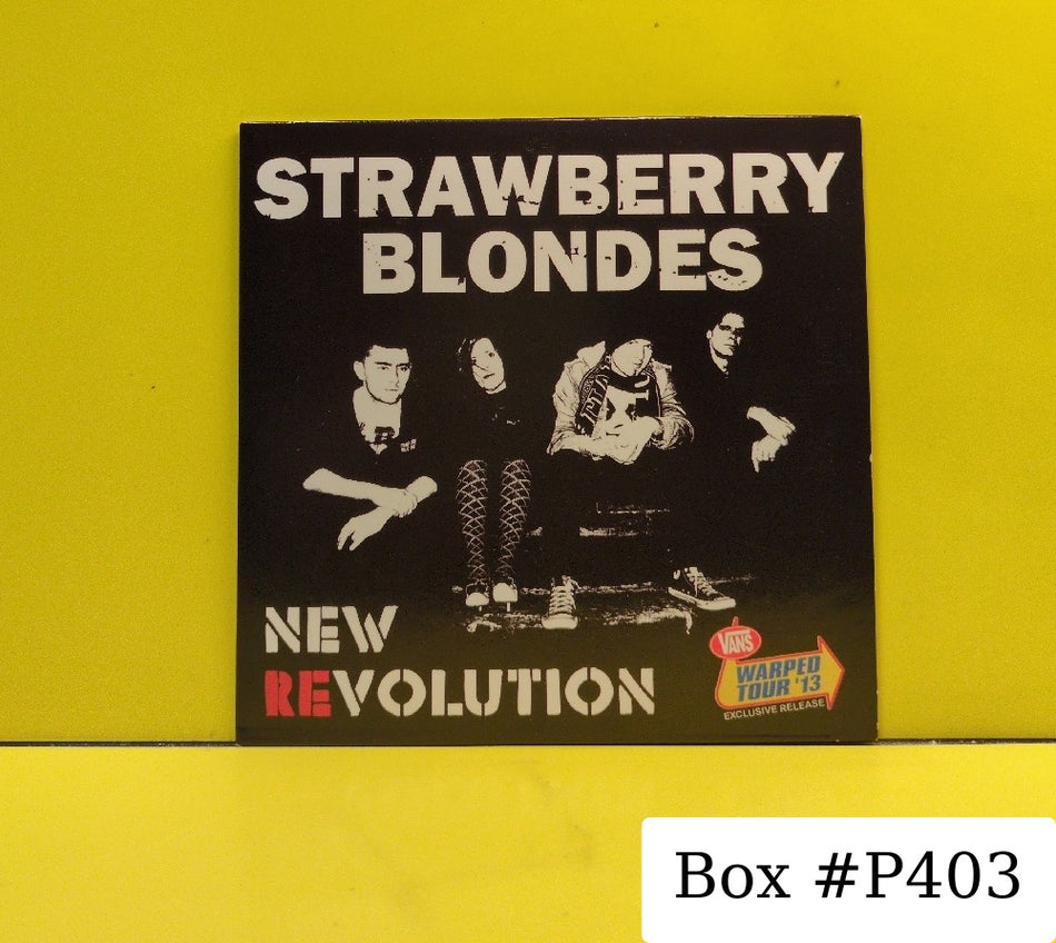 Strawberry Blondes - New Revolution - 2013 - 002CD - Used - EX - CDs - Vans Warped Tour 2013 Exclusive - Cardboard Sleeve