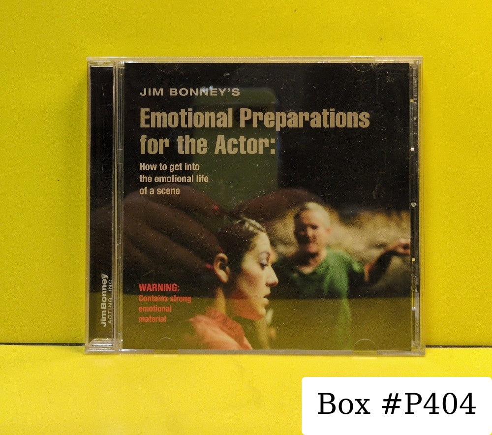 Jim Bonney - Jim Bonney's Emotional Preparations For The Actor: How To Get Into The Emotional Life Of A Scene - 2002 - EP101 - Used - EX - CDs
