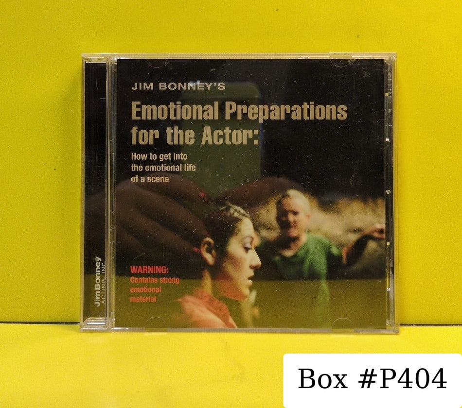 Jim Bonney - Jim Bonney's Emotional Preparations For The Actor: How To Get Into The Emotional Life Of A Scene - 2002 - EP101 - Used - EX - CDs