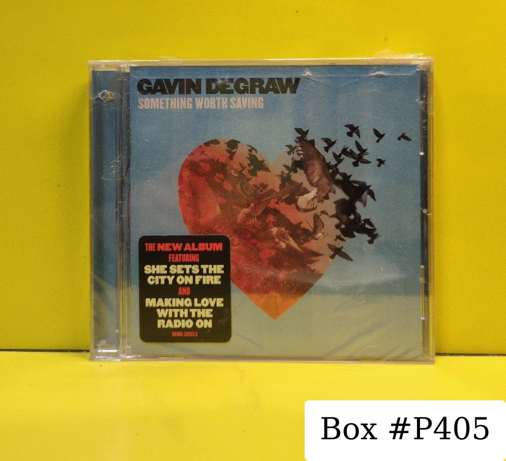 Gavin DeGraw - Something Worth Saving - 2016 - 88985-36765-2 - New - Sealed - CDs