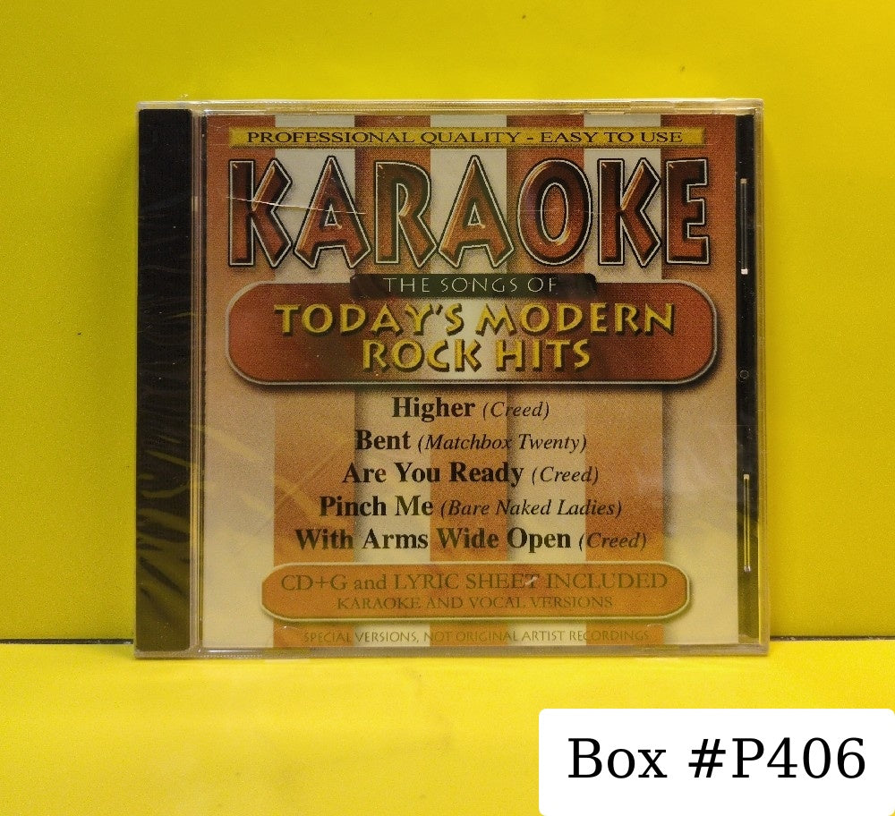 Various - Karaoke: Today's Modern Rock Hits - 2001 - 40105-2 - New - Sealed - CDs - Canadian Import