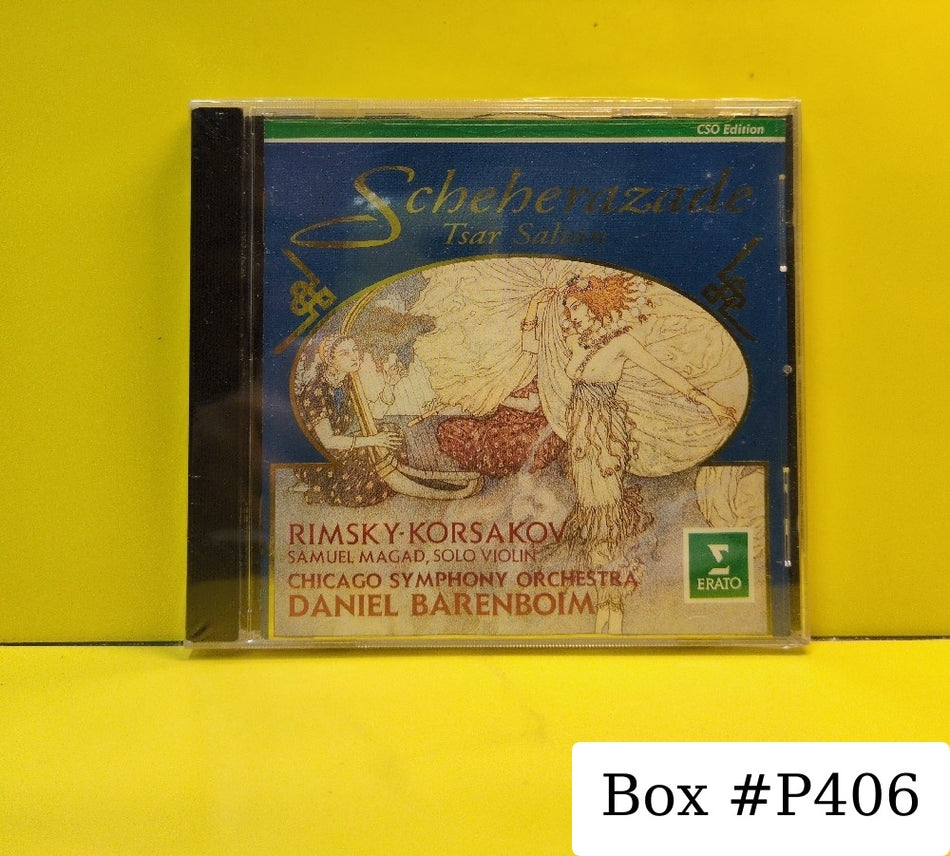 Rimsky-Korsakov, Samuel Magad, Chicago Symphony Orchestra, Daniel Barenboim - Scheherazade / Tsar Saltan - 1993 - 4509-91717-2 - New - Sealed - CDs - European Import