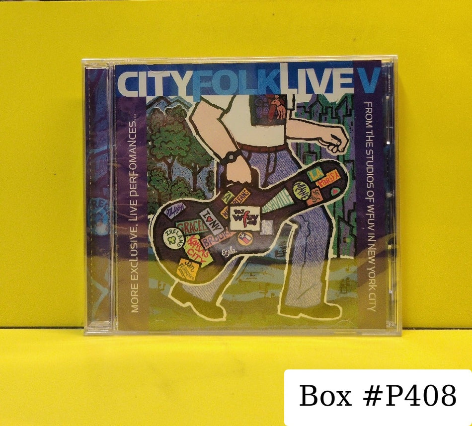 Various - City Folk Live V - 2002 - CFL005 - New - Sealed - CDs - Promo