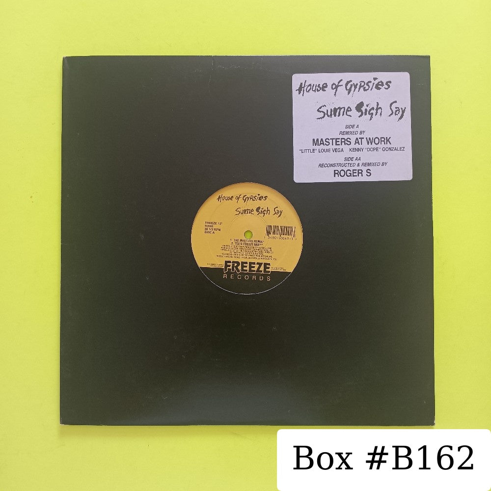 House Of Gypsies - Sume Sigh Say 12"  - 1993 - 50049 - Used - VG+ - Vinyl