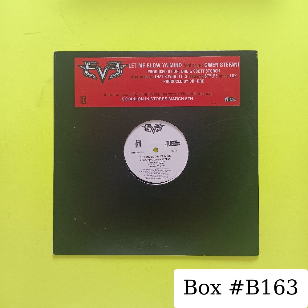 Eve - Let Me Blow Your Mind 12" - 2001 - INTR-10343-1 - Used - EX - Vinyl