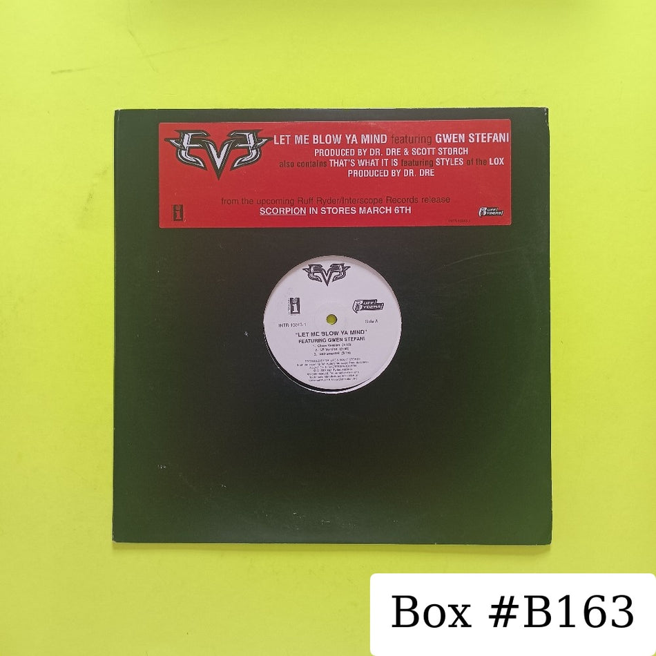 Eve - Let Me Blow Your Mind 12" - 2001 - INTR-10343-1 - Used - EX - Vinyl