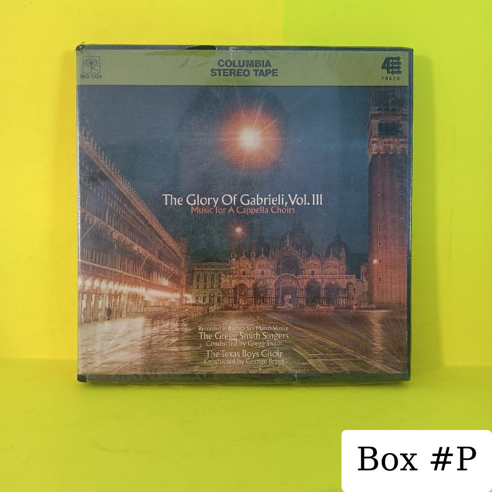 Gregg Smith Singers - Glory Of Gabrielli Vol 3 7 1/2 IPS - MQ 1229 - New - Reel to Reel
