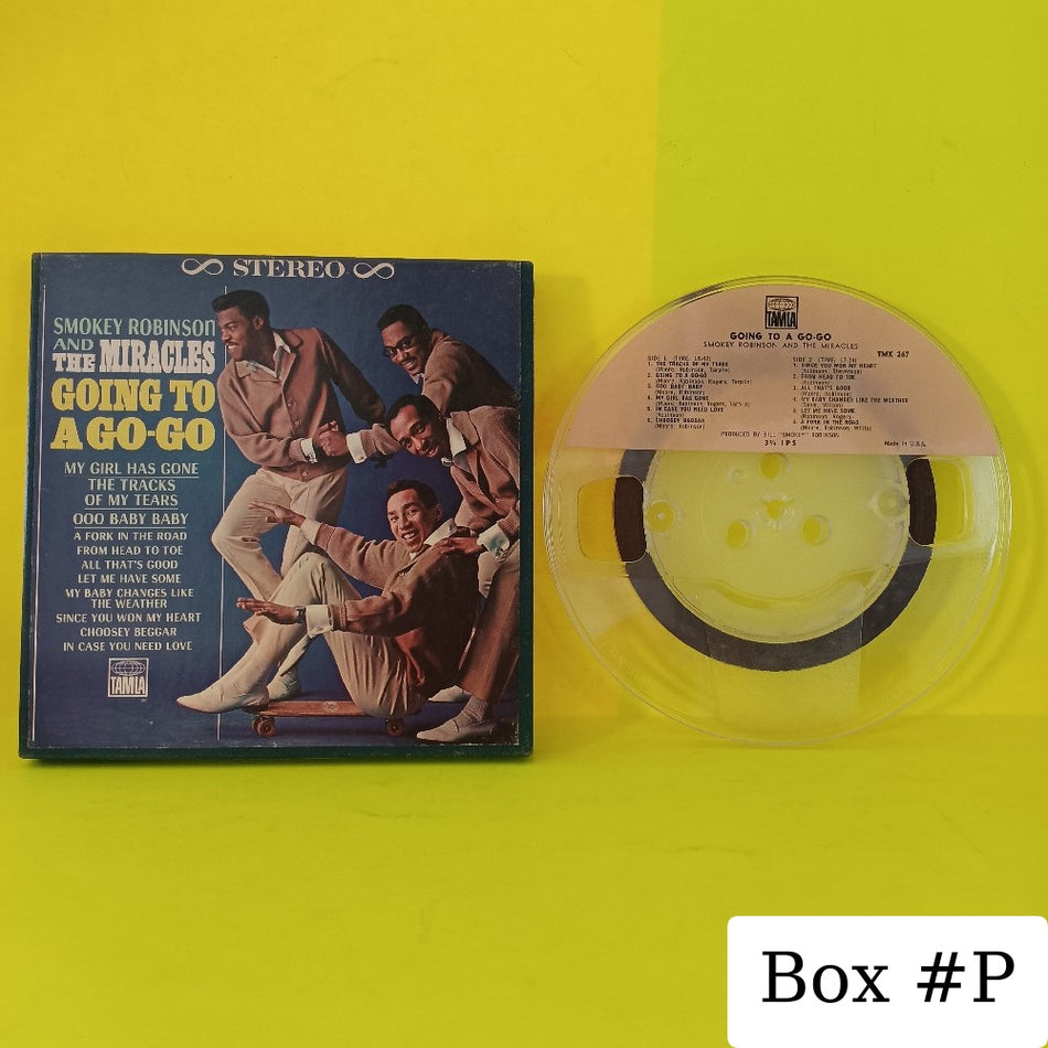 Smokey Robinson & The Miracles - Going To A Go-Go 3 3/4 IPS - 1965 - TMX 267 - Used - Reel to Reel